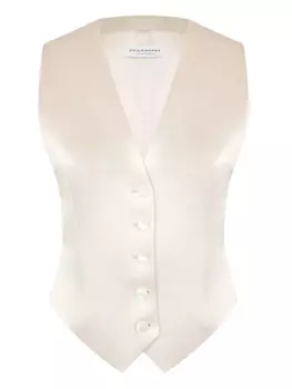 Сатиновый жилет Philosophy Di Lorenzo Serafini, нейтральный