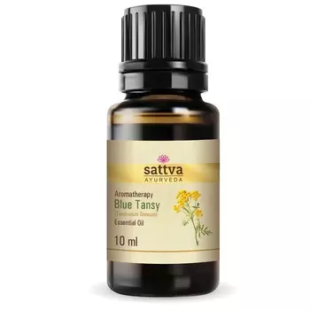 Sattava, Aromatherapy Essential Oil, эфирное масло голубой пижмы, 10 мл Sattva