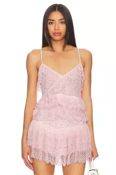 Сатурн топ Loveshackfancy, розовый