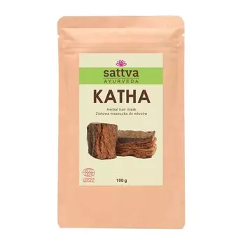 Satva, Herbal Hair Mask Травяная маска для волос Катха, 100г Sattva