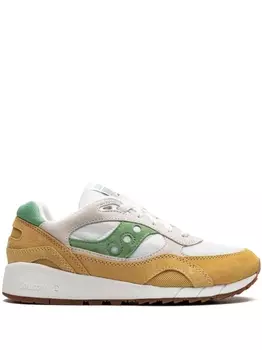 Saucony кроссовки Shadow 6000 White/Yellow/Green, белый