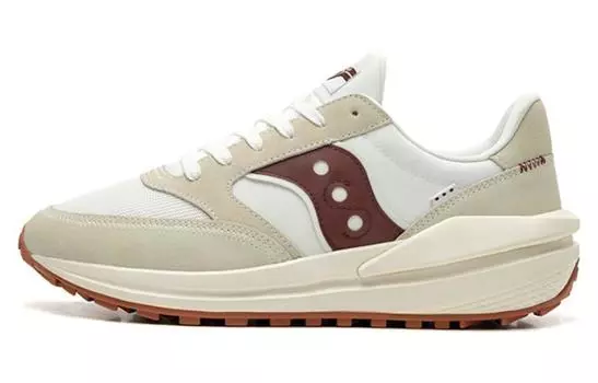 Кроссовки Saucony Lifestyle Unisex, светло-бежевый/темно-красный