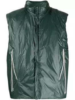 Saul Nash дутый жилет на молнии, зеленый