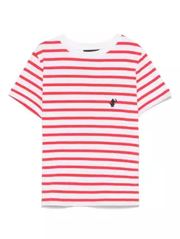 Save The Duck Kids футболка в полоску, белый