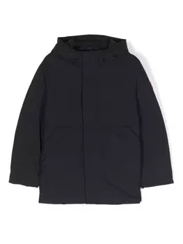 Save The Duck Kids пуховик Albi с нашивкой-логотипом, синий