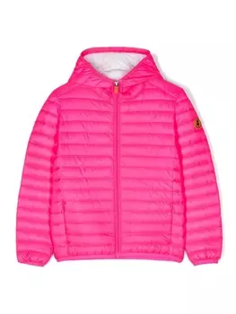 Save The Duck пуховик Gillo с капюшоном, розовый