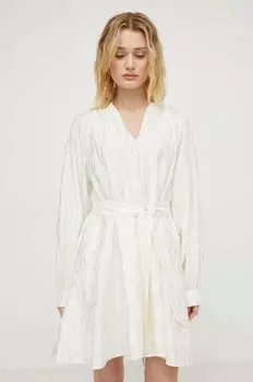 САВЕРА платье Samsoe Samsoe, бежевый