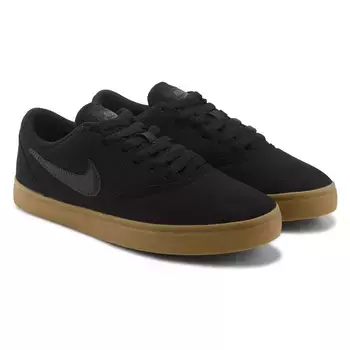 Sb check скейт обувь большой ребенок Nike, черный