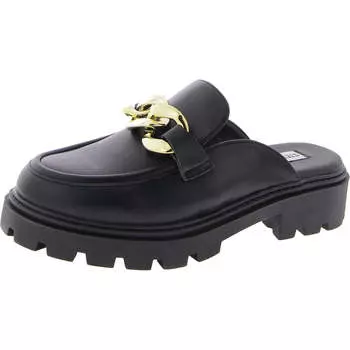 Сбалансированные женские мюли из искусственной кожи с блочным каблуком Steve Madden, черный