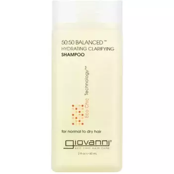 Сбалансированный шампунь 50/50 60 мл Giovanni, объем 60 мл