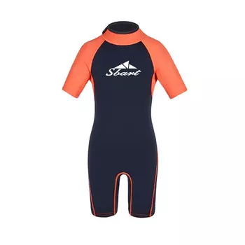 SBART 2 мм гидрокостюм детский костюм для подводного плавания цельный детский купальник средний и большой детский быстросохнущий купальник 1040 оранжевый