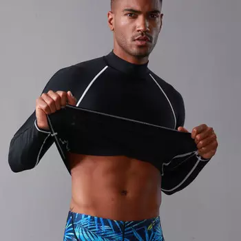 SBART купальник мужской купальник большой размер купальный топ мужской купальник мужской костюм для серфинга 703 черный топ