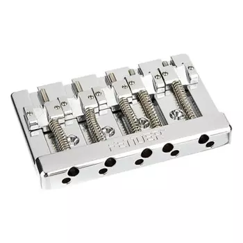 Сборка 4-струнного басового бриджа Fender Himass с латунными седлами 994410000