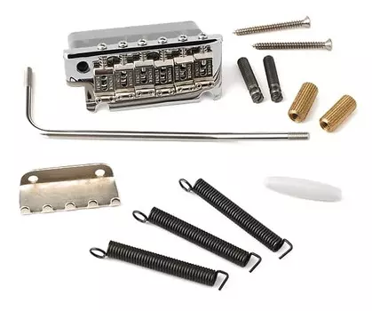 Сборка бриджа American Standard Stratocaster Tremolo Chrome Fender 0075091049