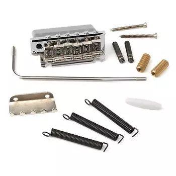 Сборка тремоло американского стандарта Stratocaster, хром Fender American Standard Stratocaster Tremolo Bridge Assembly, Chrome
