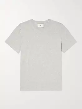 Сборная футболка из хлопкового джерси FOLK, серый