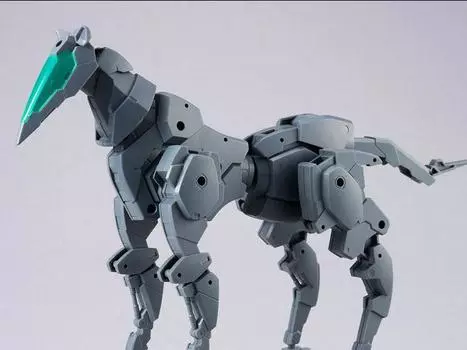 Сборная модель 30 Minutes Missions EXA Vehicle (Dark Gray Horse Mecha Ver.) 1/144 Scale Model Kit Bandai Spirits