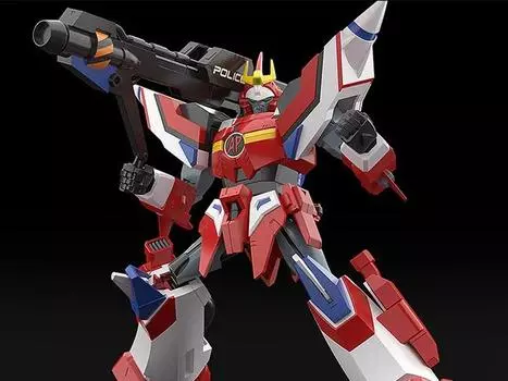 Сборная модель Armored Police Metal Jack Moderoid Hyper Red Jack Armor Model Kit Good Smile Company