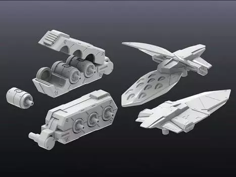 Сборная модель Builders Parts HD 1/144 MS Funnel 01 Bandai Spirits