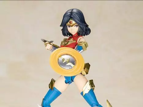Сборная модель DC Comics Cross Frame Girl Wonder Woman (Another Color Humikane Shimada Ver.) Model Kit Kotobukiya