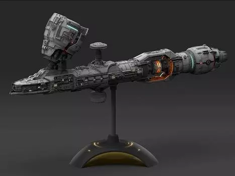 Сборная модель Dream Gear Arkhitect Spaceship Advanced Research Colonizer 1/3000 Scale Model Kit Perfection Industry Company