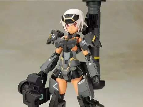 Сборная модель Frame Arms Girl Gourai-Kai (Black) with GM148 Type Anti-Tank Missile Model Kit Set Kotobukiya