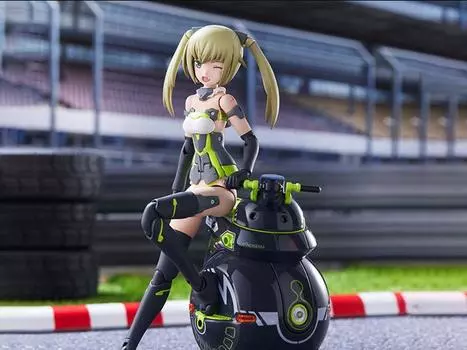 Сборная модель Frame Arms Girl x Maruttoys Innocentia (Racer Ver.) and Noseru (Racing Specs Ver.) Model Kit Kotobukiya