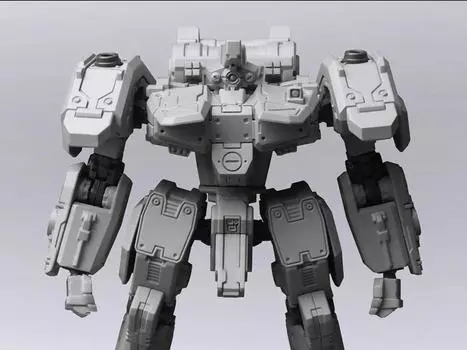 Сборная модель Front Mission Structure Arts Vol.3 Vyzov (Light Gray Color Variant) 1/72 Scale Model Kit Square Enix Products