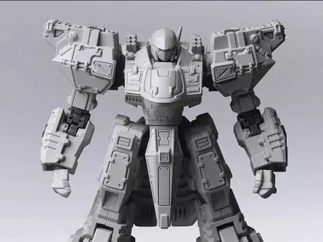 Сборная модель Front Mission Structure Arts Vol.2 Enyo (Light Gray Color Variant) 1/72 Scale Model Kit Square Enix Products