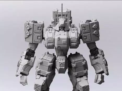 Сборная модель Front Mission Structure Arts Vol.3 Grille Sechs (Light Gray Color Variant) 1/72 Scale Model Kit Square Enix Products