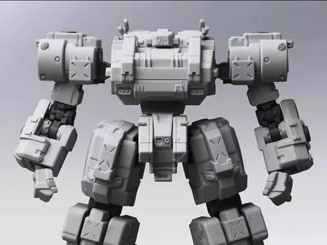 Сборная модель Front Mission Structure Arts Vol.1 Numsekar (Light Gray Color Variant) 1/72 Scale Model Kit Square Enix Products