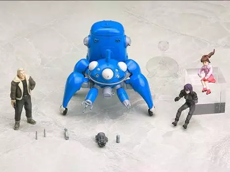 Сборная модель Ghost in the Shell: S.A.C. Tachikoma with Motoko Kusanagi & Batou 1/35 Scale Model Kit Kotobukiya