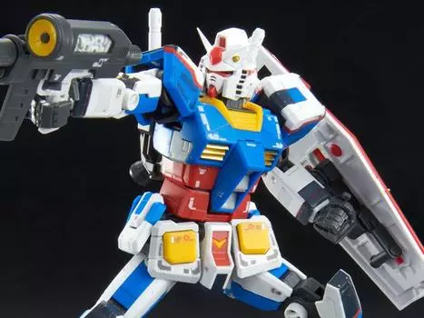 Сборная модель Gundam Build Real RG RX-78-2 Gundam (Team Bright Custom) Exclusive 1/144 Scale Model Kit Bandai Spirits