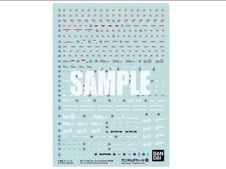 Сборная модель Gundam Decal No.130 RG 1/144 Force Impulse Gundam Decal Sheets Bandai Spirits
