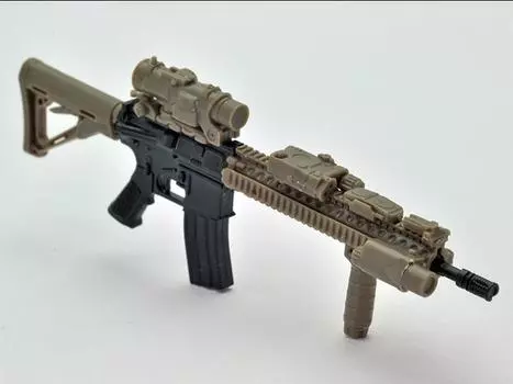 Сборная модель Little Armory LA037 M4A1 SOPMOD BLOCK 2 Type 1/12 Scale Accessory Set Takara Tomy