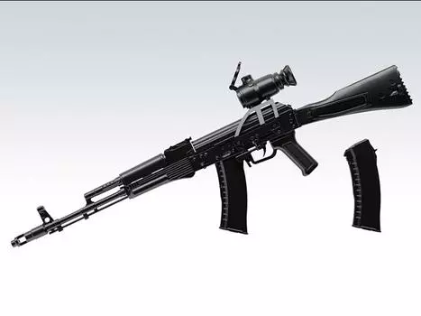 Сборная модель Little Armory LA060 AK74M Type 1/12 Scale Accessory Takara Tomy