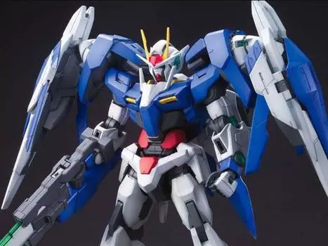 Сборная модель Mobile Suit Gundam 00 MG 00 Raiser 1/100 Scale Model Kit Bandai Spirits