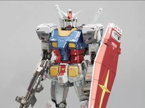 Сборная модель Mobile Suit Gundam BN Metal Works Vol. 3 RX-78-2 Gundam (Ver. GFT) Model Kit Bandai Namco