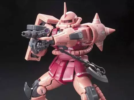 Сборная модель Mobile Suit Gundam RG MS-06S Char's Zaku II 1/144 Scale Model Kit Bandai Spirits