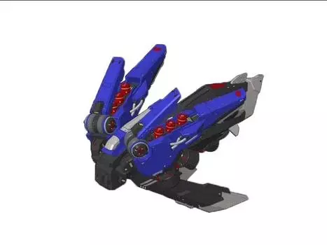 Сборная модель Nuclear Energy Universal Backpack Model Kit Accessory (Blue) Hn Model