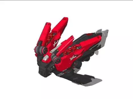 Сборная модель Nuclear Energy Universal Backpack Model Kit Accessory (Red) Hn Model
