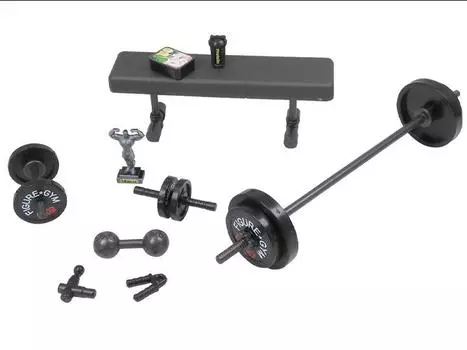 Сборная модель Puripura Muscle Training 1/12 Scale Model Kit Mic