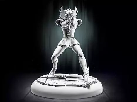 Сборная модель Saint Seiya MiniTech SS03 Cygnus Hyoga (The First Bronze Cloth Ver.) 1/25 Scale Model Kit Kids Logic