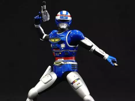 Сборная модель Space Sheriff Shaider Middle Size Series Shaider 1/8 Scale Model Kit Kaiyodo