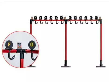 Сборная модель T-1 Model Kit Rack (Red) Toysmate