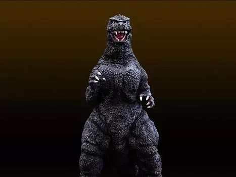 Сборная модель The Return of Godzilla Middle Size Series Godzilla 1/400 Scale Model Kit Kaiyodo