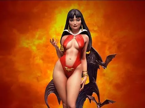Сборная модель Vampirella with Bat Shadows 1/8 Scale Model Kit X-Plus