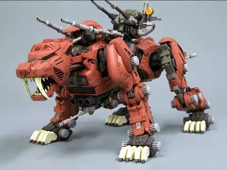 Сборная модель Zoids Highend Master Model EZ-016 Saber Tiger (Marking Plus Ver.) 1/72 Scale Model Kit Kotobukiya