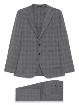 Scabal костюм в клетку, серый