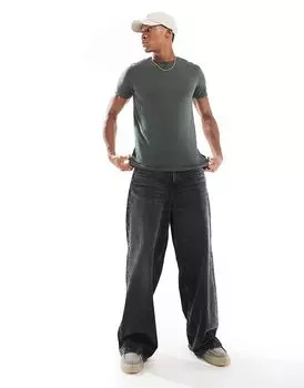 Scalpers – Футболка темно-зеленого цвета с изображением черепа